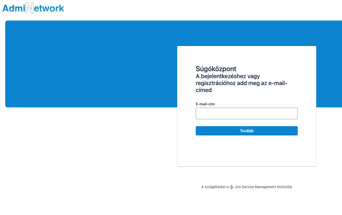 AdmiNetwork Support Portal